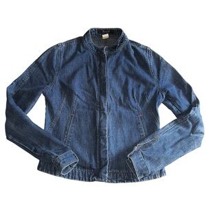 Vintage Jungal Women's Blue Denim Jacket Sz S